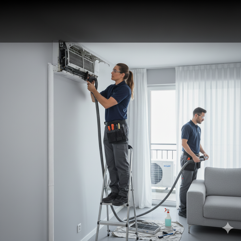 Manutenção preventiva e corretiva de ar-condicionado